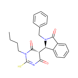 CCCCN1C(=O)[C@H]([C@@H]2c3ccccc3C(=O)N2Cc2ccccc2)C(=O)N=C1S ZINC000008914108