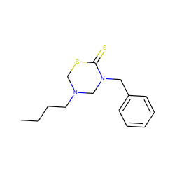 CCCCN1CSC(=S)N(Cc2ccccc2)C1 ZINC000027440245