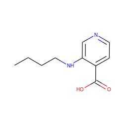 CCCCNc1cnccc1C(=O)O ZINC000084454857