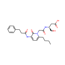 CCCCc1ccc(NC(=O)CCc2ccccc2)c(=O)n1CC(=O)N[C@H](C=O)CC(=O)O ZINC000026269044
