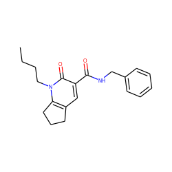 CCCCn1c2c(cc(C(=O)NCc3ccccc3)c1=O)CCC2 ZINC000096928371