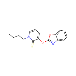 CCCCn1cccc(Oc2nc3ccccc3o2)c1=S ZINC000095602861