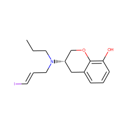 CCCN(C/C=C/I)[C@@H]1COc2c(O)cccc2C1 ZINC000013739889