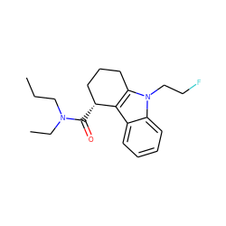 CCCN(CC)C(=O)[C@@H]1CCCc2c1c1ccccc1n2CCF ZINC000073197503