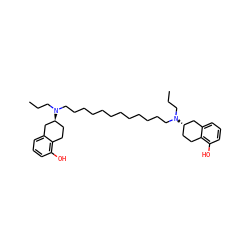 CCCN(CCCCCCCCCCCCN(CCC)[C@H]1CCc2c(O)cccc2C1)[C@H]1CCc2c(O)cccc2C1 ZINC000095560581