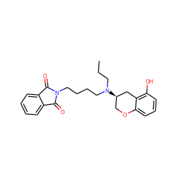 CCCN(CCCCN1C(=O)c2ccccc2C1=O)[C@@H]1COc2cccc(O)c2C1 ZINC000028762599