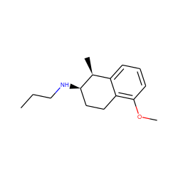 CCCN[C@@H]1CCc2c(OC)cccc2[C@@H]1C ZINC000003995669