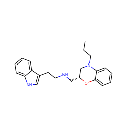 CCCN1C[C@@H](CNCCc2c[nH]c3ccccc23)Oc2ccccc21 ZINC000028572031