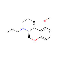 CCCN1CCC[C@@H]2c3c(OC)cccc3OC[C@H]21 ZINC000027769062