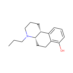 CCCN1CCC[C@@H]2c3cccc(O)c3CC[C@@H]21 ZINC000005833860