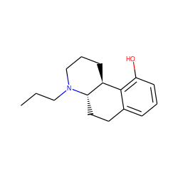 CCCN1CCC[C@H]2c3c(O)cccc3CC[C@@H]21 ZINC000013819985