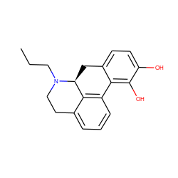 CCCN1CCc2cccc3c2[C@@H]1Cc1ccc(O)c(O)c1-3 ZINC000001735106