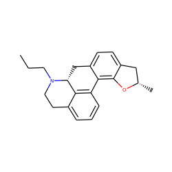 CCCN1CCc2cccc3c2[C@H]1Cc1ccc2c(c1-3)O[C@@H](C)C2 ZINC000045365853