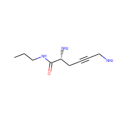 CCCNC(=O)[C@H](N)CC#CCN ZINC001772581654