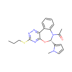 CCCSc1nnc2c(n1)O[C@@H](c1cccn1C)N(C(C)=O)c1ccccc1-2 ZINC000002087265