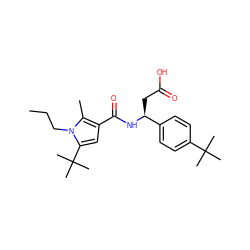 CCCn1c(C(C)(C)C)cc(C(=O)N[C@@H](CC(=O)O)c2ccc(C(C)(C)C)cc2)c1C ZINC000299855514