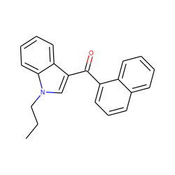 CCCn1cc(C(=O)c2cccc3ccccc23)c2ccccc21 ZINC000043121848