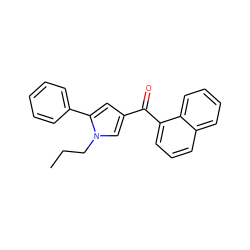 CCCn1cc(C(=O)c2cccc3ccccc23)cc1-c1ccccc1 ZINC000036294636