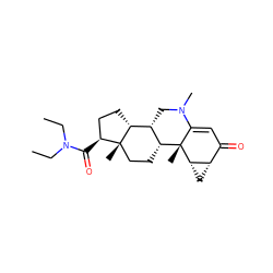 CCN(CC)C(=O)[C@H]1CC[C@@H]2[C@@H]3CN(C)C4=CC(=O)[C@@H]5C[C@@H]5[C@]4(C)[C@@H]3CC[C@]12C ZINC000026467277