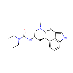 CCN(CC)C(=O)N[C@H]1C[C@@H]2c3cccc4[nH]cc(c34)C[C@H]2N(C)C1 ZINC000003811327