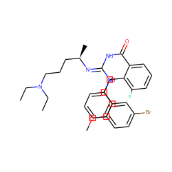 CCN(CC)CCC[C@@H](C)/N=C(\NC(=O)c1cccc(F)c1CCc1cc(Br)ccc1OC)Nc1ccccc1 ZINC000036284590