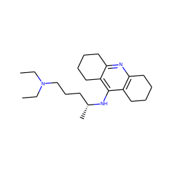 CCN(CC)CCC[C@@H](C)Nc1c2c(nc3c1CCCC3)CCCC2 ZINC000029562429