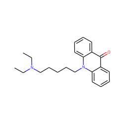 CCN(CC)CCCCCn1c2ccccc2c(=O)c2ccccc21 ZINC000034206161