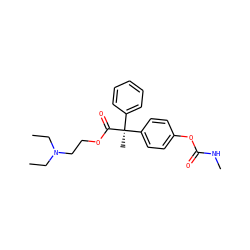 CCN(CC)CCOC(=O)[C@@](C)(c1ccccc1)c1ccc(OC(=O)NC)cc1 ZINC000029323205