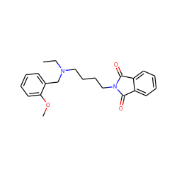 CCN(CCCCN1C(=O)c2ccccc2C1=O)Cc1ccccc1OC ZINC001772594002