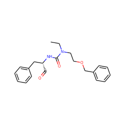 CCN(CCOCc1ccccc1)C(=O)N[C@H](C=O)Cc1ccccc1 ZINC000036143520