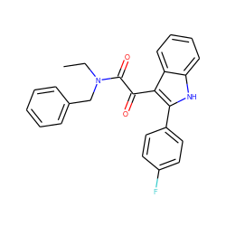 CCN(Cc1ccccc1)C(=O)C(=O)c1c(-c2ccc(F)cc2)[nH]c2ccccc12 ZINC000040866107