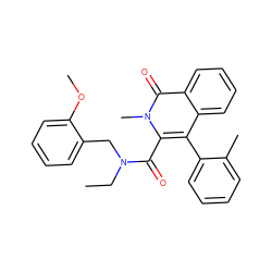 CCN(Cc1ccccc1OC)C(=O)c1c(-c2ccccc2C)c2ccccc2c(=O)n1C ZINC000013742626