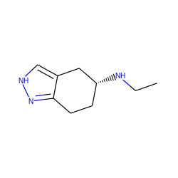 CCN[C@@H]1CCc2n[nH]cc2C1 ZINC000026400639