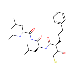 CCN[C@H](CC(C)C)C(=O)NC(=O)[C@H](CC(C)C)NC(=O)[C@@H](CCCc1ccccc1)[C@H](O)CS ZINC000034801685