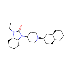 CCN1C(=O)N(C2CCN([C@@H]3CC[C@@H]4CCCC[C@@H]4C3)CC2)[C@@H]2CCCC[C@H]21 ZINC000095607785