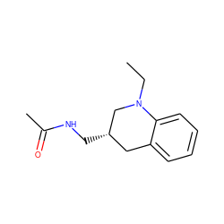 CCN1C[C@@H](CNC(C)=O)Cc2ccccc21 ZINC001772626688