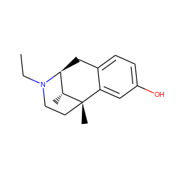 CCN1CC[C@@]2(C)c3cc(O)ccc3C[C@H]1[C@H]2C ZINC000100733258