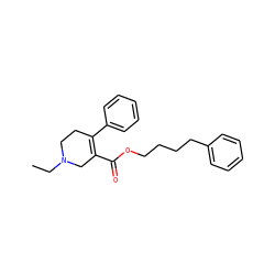 CCN1CCC(c2ccccc2)=C(C(=O)OCCCCc2ccccc2)C1 ZINC000013782827
