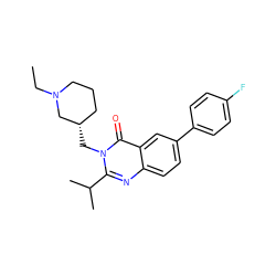 CCN1CCC[C@H](Cn2c(C(C)C)nc3ccc(-c4ccc(F)cc4)cc3c2=O)C1 ZINC000028713653