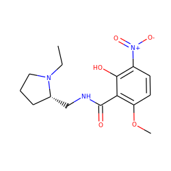 CCN1CCC[C@H]1CNC(=O)c1c(OC)ccc([N+](=O)[O-])c1O ZINC000028256944