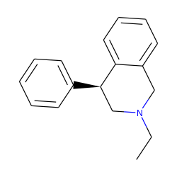 CCN1Cc2ccccc2[C@H](c2ccccc2)C1 ZINC000029234240