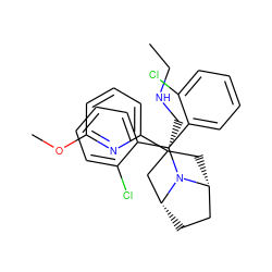 CCNC[C@]1(c2cccc(OC)n2)C[C@@H]2CC[C@H](C1)N2C(c1ccccc1Cl)c1ccccc1Cl ZINC000299820287