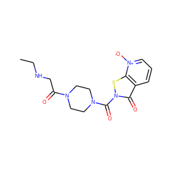 CCNCC(=O)N1CCN(C(=O)n2sc3c(ccc[n+]3[O-])c2=O)CC1 ZINC001772651448