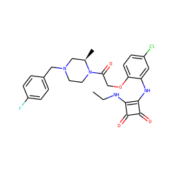 CCNc1c(Nc2cc(Cl)ccc2OCC(=O)N2CCN(Cc3ccc(F)cc3)C[C@H]2C)c(=O)c1=O ZINC000101091131