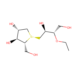 CCO[C@@H](CO)[C@H](O)C[S@+]1C[C@@H](O)[C@H](O)[C@H]1CO ZINC000071332237