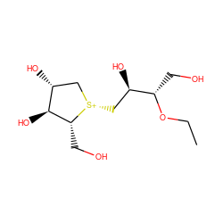 CCO[C@@H](CO)[C@H](O)C[S@@+]1C[C@@H](O)[C@H](O)[C@H]1CO ZINC000071754248