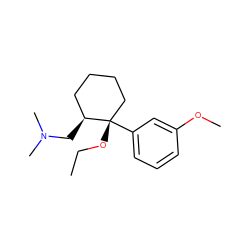 CCO[C@]1(c2cccc(OC)c2)CCCC[C@@H]1CN(C)C ZINC000029128518