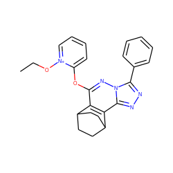 CCO[n+]1ccccc1Oc1nn2c(-c3ccccc3)nnc2c2c1C1CCC2CC1 ZINC000028118344