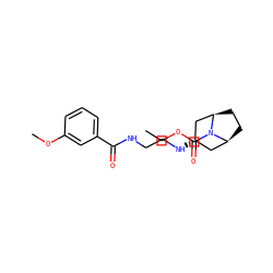 CCOC(=O)N1[C@H]2CC[C@@H]1C[C@@H](NCCNC(=O)c1cccc(OC)c1)C2 ZINC000101505672
