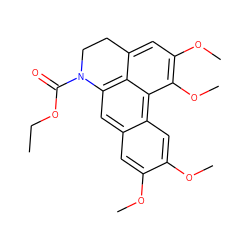 CCOC(=O)N1CCc2cc(OC)c(OC)c3c2c1cc1cc(OC)c(OC)cc13 ZINC000001727151